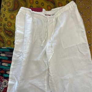 White Linen Pants